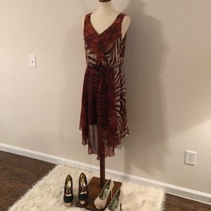 Rabbit Rabbit Rabbit Handkerchief Hem Floral Print